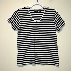 Women’s Additions Chico’s size 1 striped tee shirt top medium